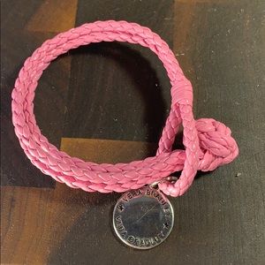 Vera Bradley FRILL woven leather & charm bracelet